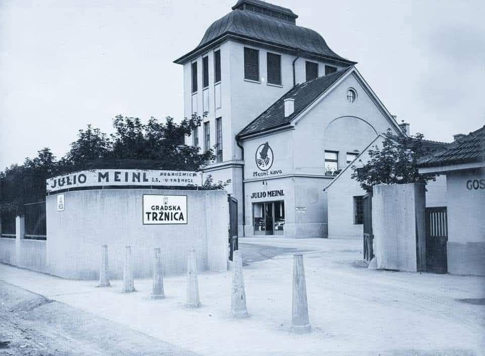 Branimirova tržnica oko 1930. godine, ulaz